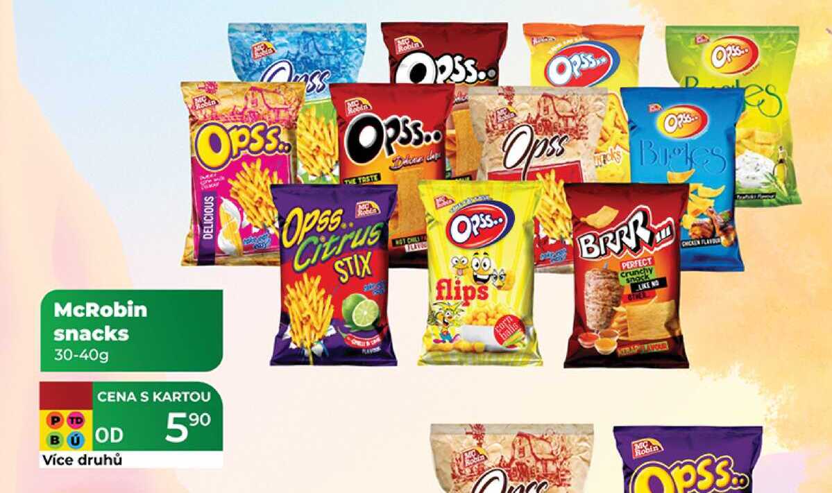 McRobin snacks 30-40g 