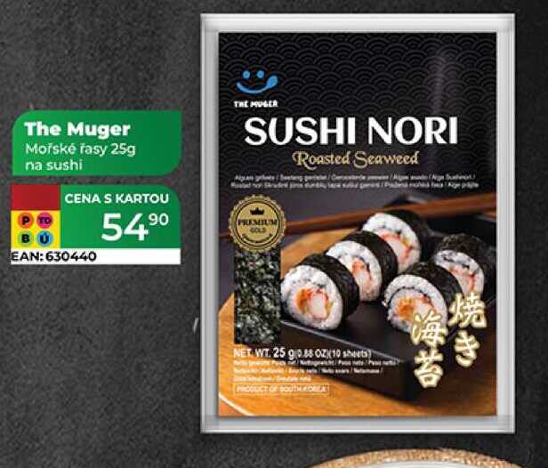 The Muger Mořské řasy 25g na sushi  