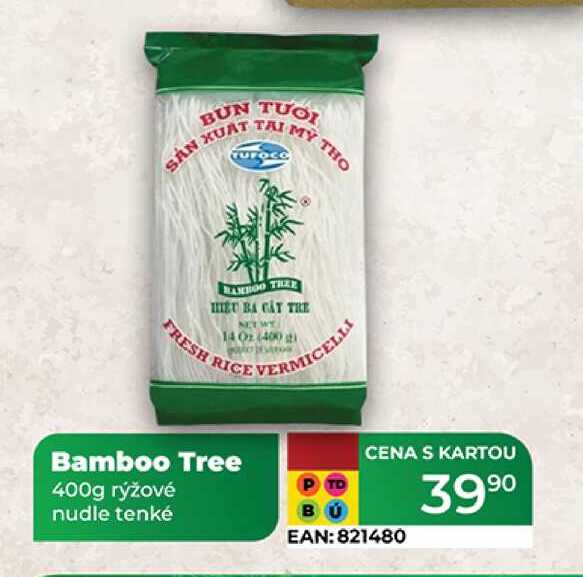 Bamboo Tree 400g rýžové nudle tenké 