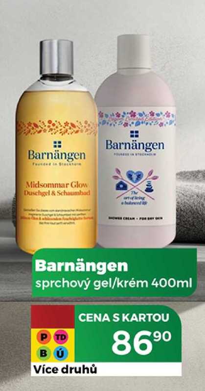 Barnängen sprchový gel/krém 400ml 