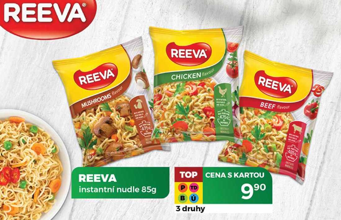 REEVA instantní nudle 85g 