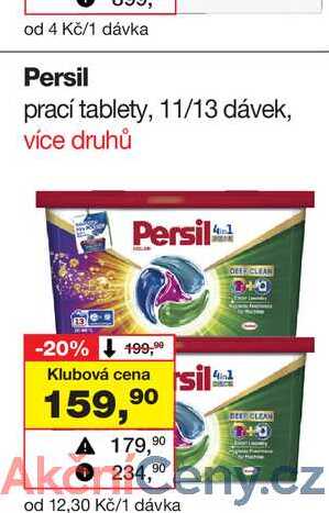 Persil prací tablety, 11/13 dávek