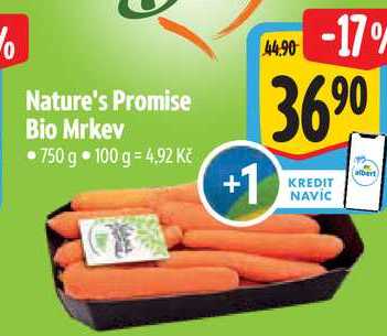 Nature's Promise Bio Mrkev, 750 g 