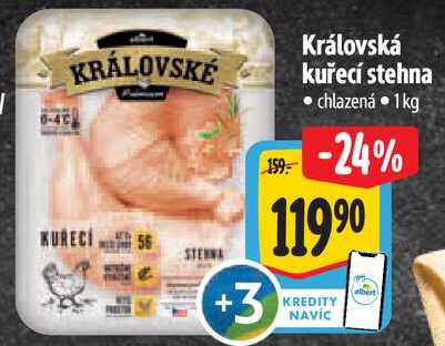 Královská kuřecí stehna, 1 kg