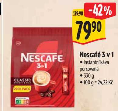 Nescafé 3 v 1, 330 g