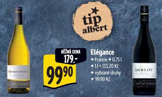 Elégance, 0,75 l