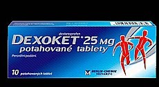 Dexoket® 25 mg 10 potahovaných tablet