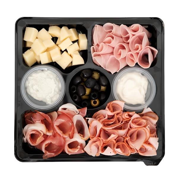 Čerstvě nakrájeno Obložený box Mix  (šunka, sýr)