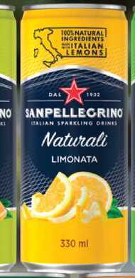 SANPELLEGRINO ITALIAN SPARKLING DRINKS LIMONATA 330 ml 