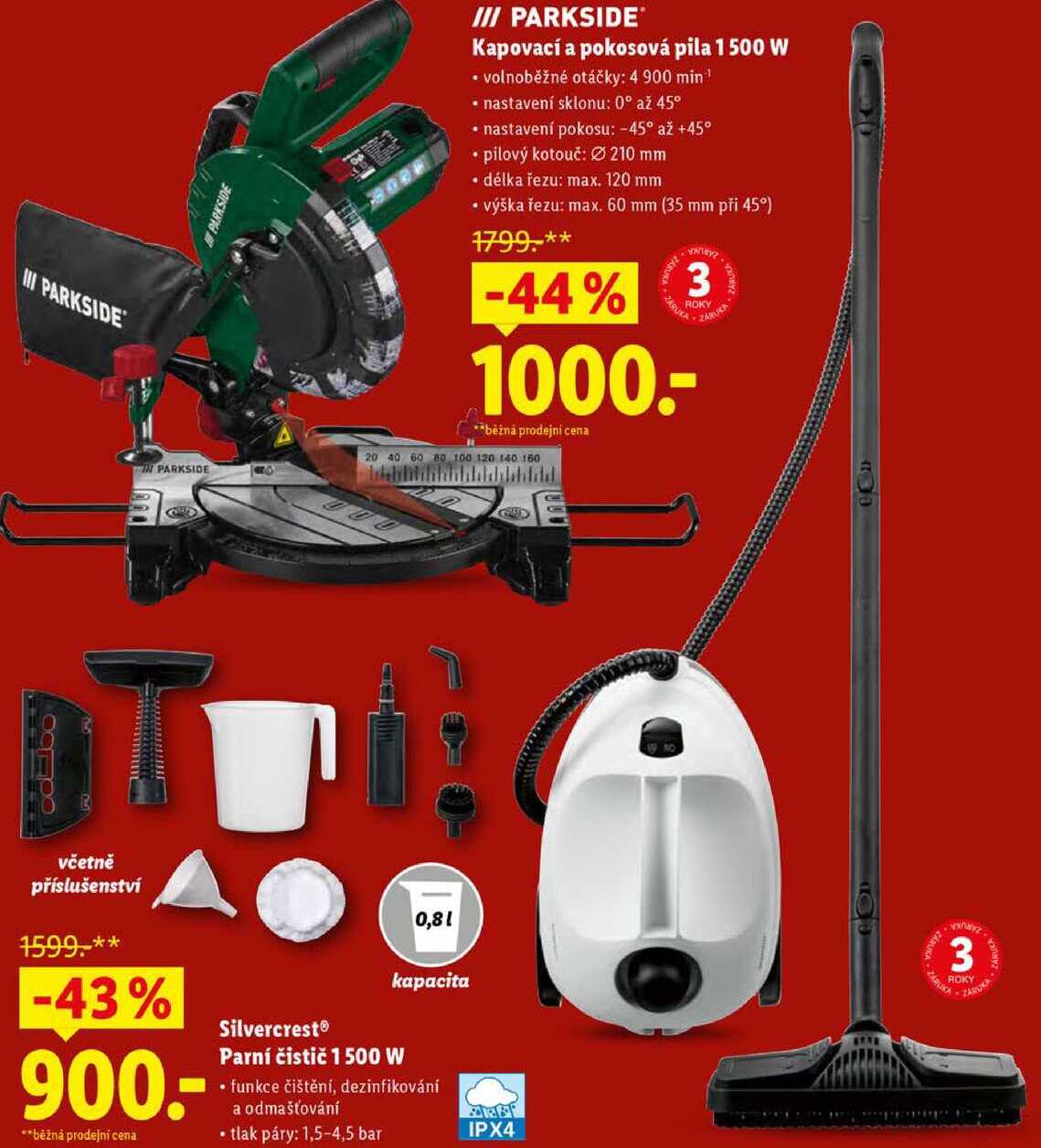 Kapovací a pokosová pila 1 500 W 