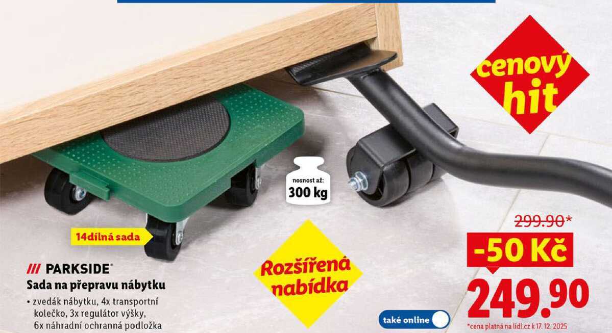 Sada na přepravu nábytku