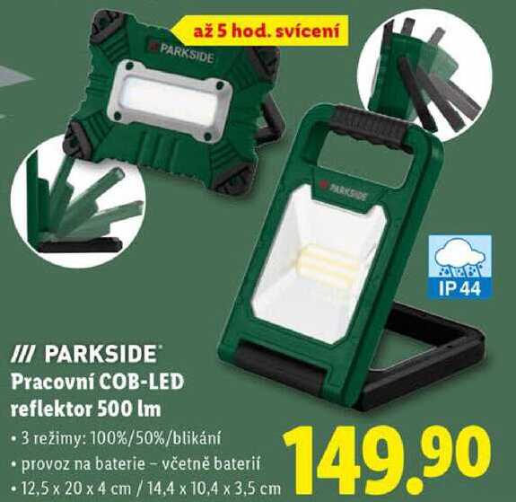 Pracovní COB-LED reflektor 500 Im 