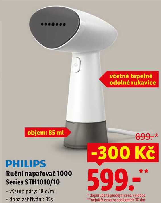 Ruční napařovač 1000 Series STH1010/10 