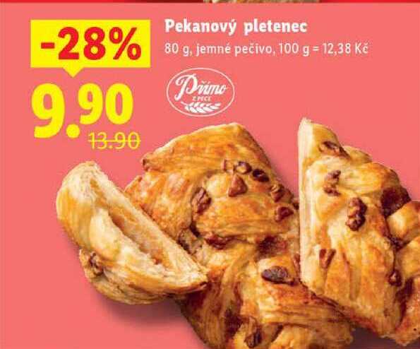 Pekanový pletenec, 80 g