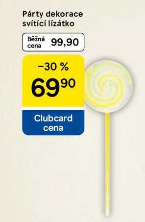 Párty dekorace svítící lízátko 