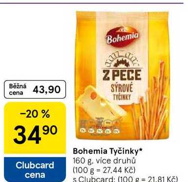 Bohemia Tyčinky, 160 g 