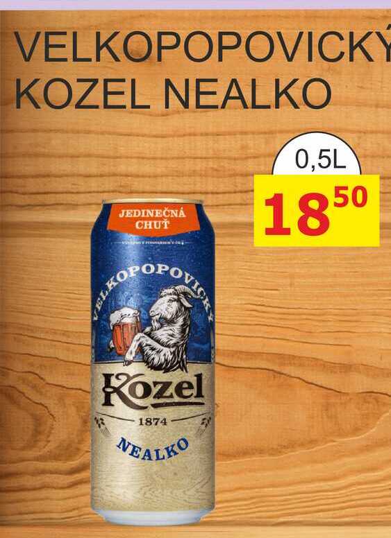VELKOPOPOVICKÝ KOZEL NEALKO 0,5L 