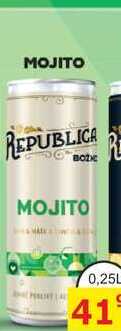 REPUBLICA MOJITO 0,25L míchaný drink