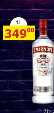 SMIRNOFF 1864 NO21 VODKA 1l