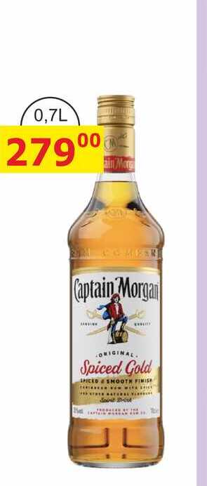 Captain Morgan Original Spiced Gold 1l