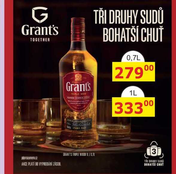 Grant's Family Reserve whisky 1L