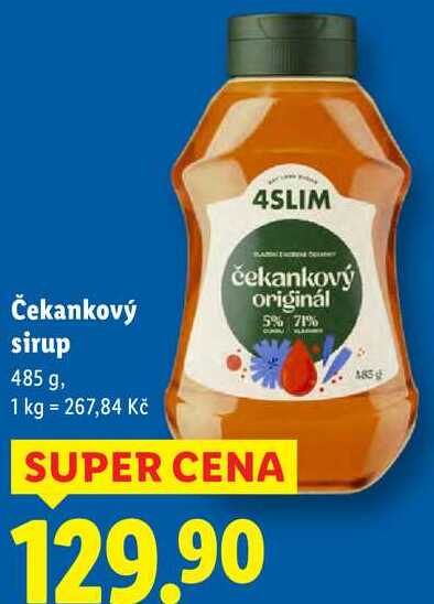 Čekankový sirup, 485 g