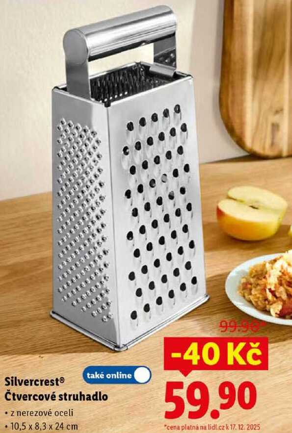 Silvercrest Čtvercové struhadlo 