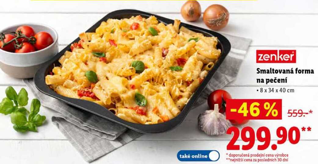 Smaltovaná forma na pečení