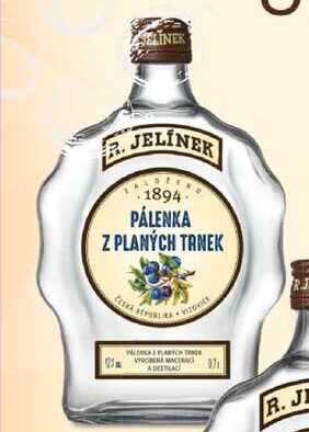 R. JELÍNEK PÁLENKA Z PLANÝCH TRNEK 0,7l