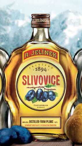 R. JELÍNEK Slivovice Zlatá 3y 0,7l 45%