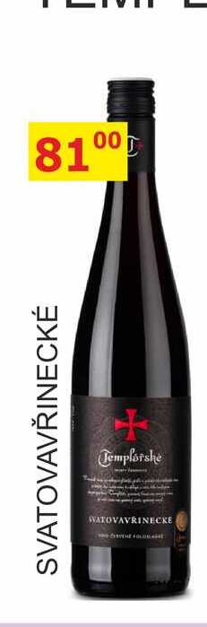 Templářské sklepy 0,75l SVATOVAVŘINECKÉ 