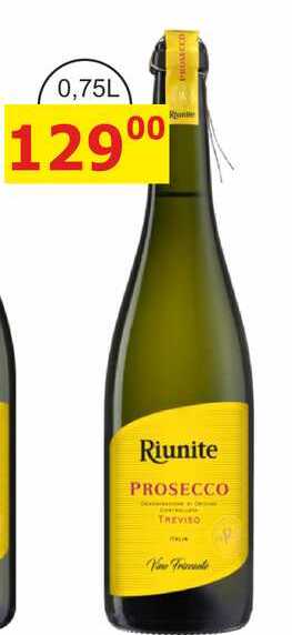 Riunite PROSECCO TREVISO 0,75l