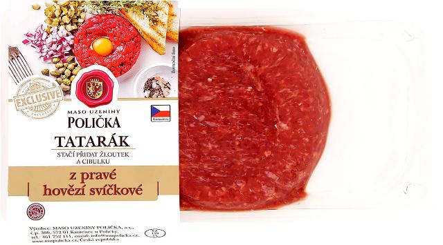 Tatarský biftek z pravé svíčkové 200 g ochucený