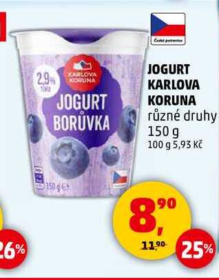 JOGURT KARLOVA KORUNA, 150 g