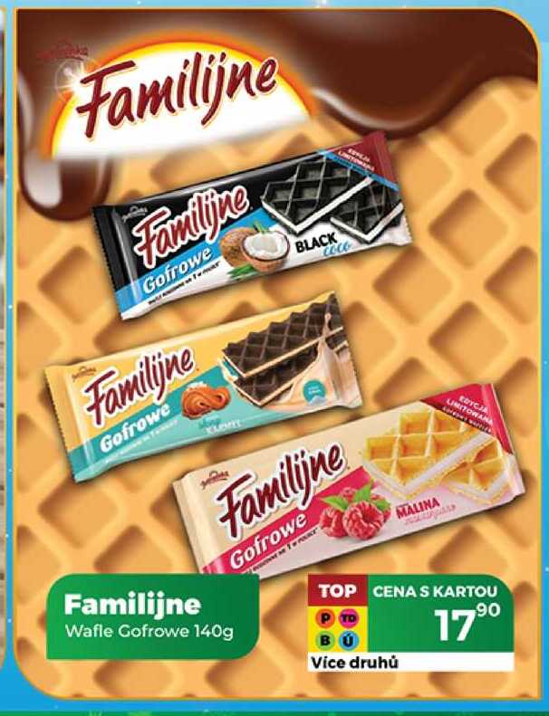 Familijne Wafle Gofrowe 140g