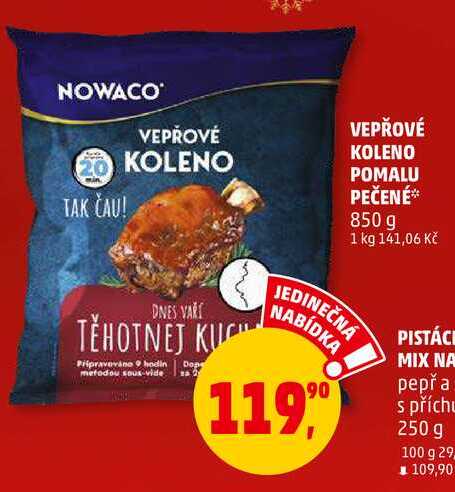 VEPŘOVÉ KOLENO POMALU PEČENÉ, 850 g