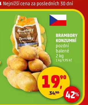 BRAMBORY KONZUMNÍ, 2 kg 