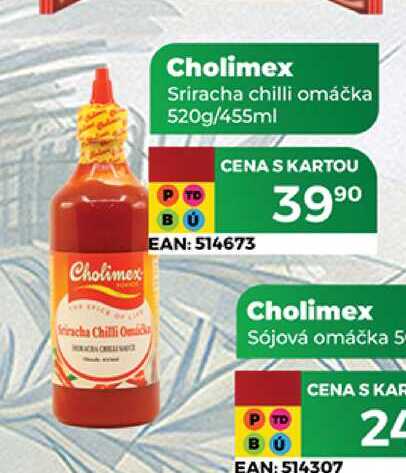 Cholimex Sójová omáčka 520g/455ml