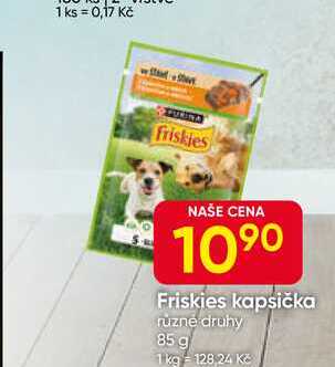Friskies kapsička ruzne druhy 85 g