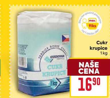 Cukr krupice 1kg