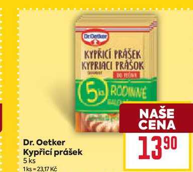 Dr. Oetker Kypřicí prášek 5 ks