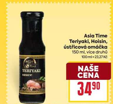 Asia Time Teriyaki, Hoisin, ústřicová omáčka 150 ml