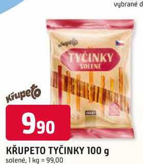 KŘUPETO TYČINKY 100 g