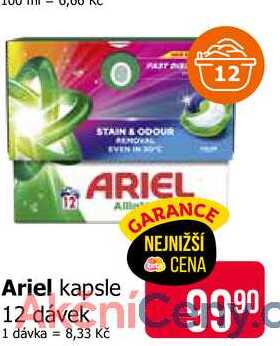 Ariel kapsle 12 dávek