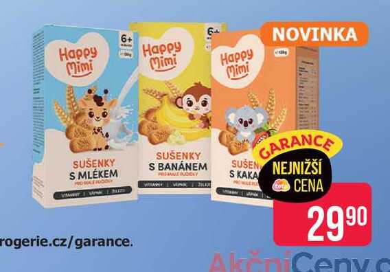 Happy Mimi SUŠENKY S MLÉKEM 