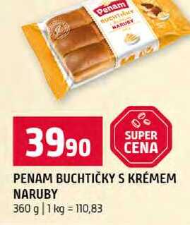 PENAM BUCHTIČKY S KRÉMEM NARUBY 360 g