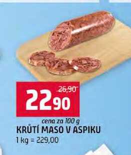 KRŮTÍ MASO V ASPIKU 100g