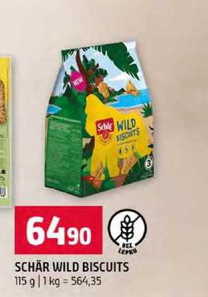 SCHÄR WILD BISCUITS 115 g