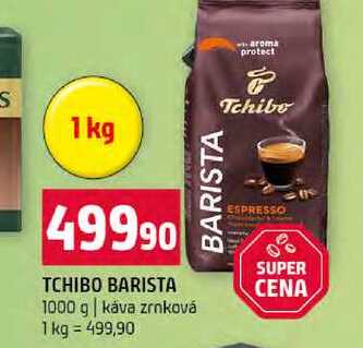 TCHIBO BARISTA 1000 g káva zrnková