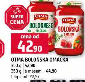 OTMA BOLOŇSKÁ OMÁČKA 350 g s masem
